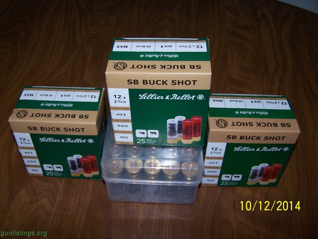 Ammo 12 Gauge 00 Buckshot