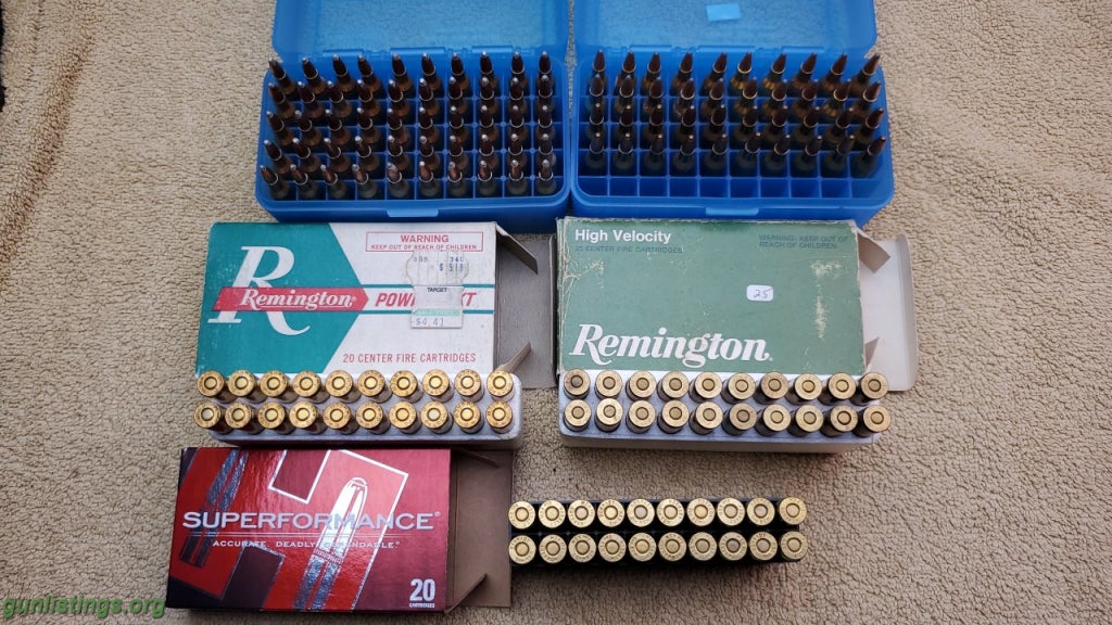 Ammo 150 Rounds 6mm Remington