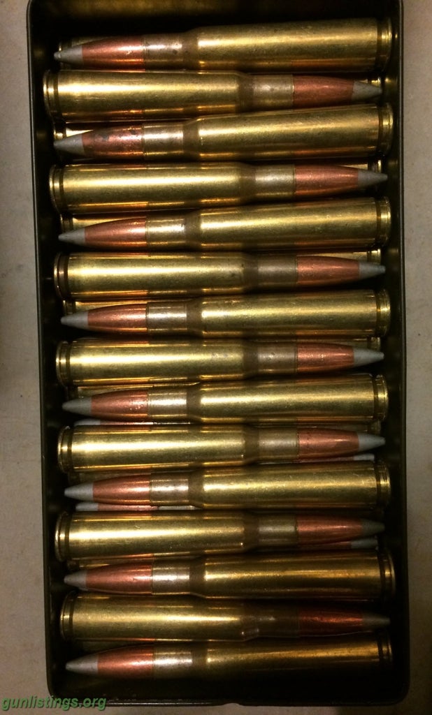 Ammo 150 Rounds Of .50 BMG M8 API Ammo, In Can!