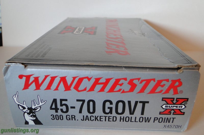 Ammo 1 Box Of Winchester 45-70 GOVT 300gr JHP Ammo