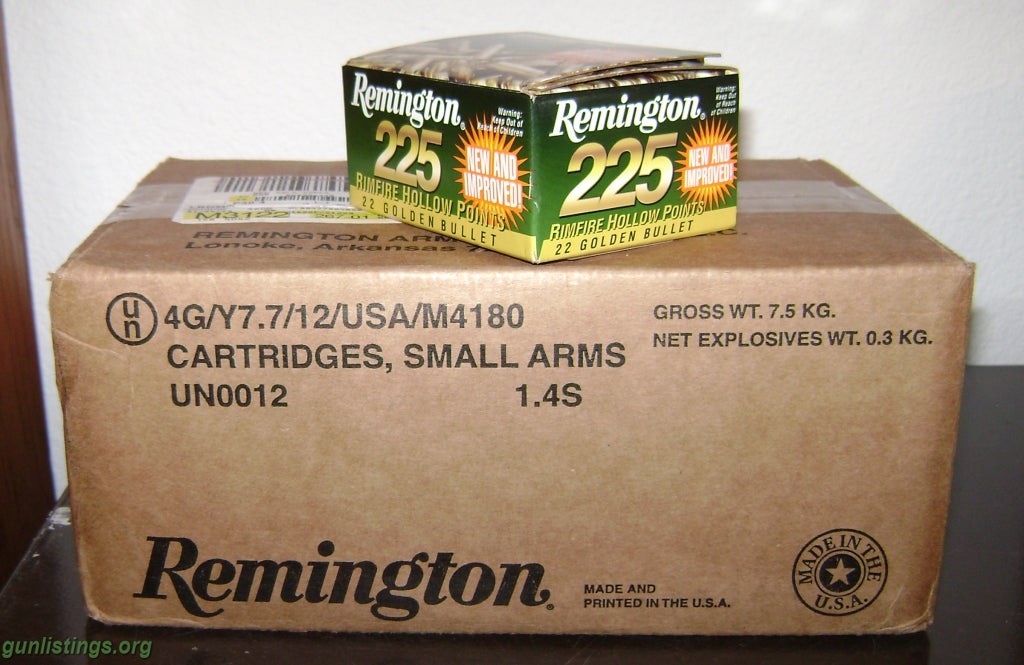 Ammo 2250 Rounds Of Remington 22 LR Ammo $200