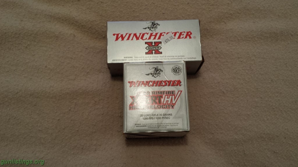 Ammo 22 Long Rifle Ammunition 500 Round Box Winchester