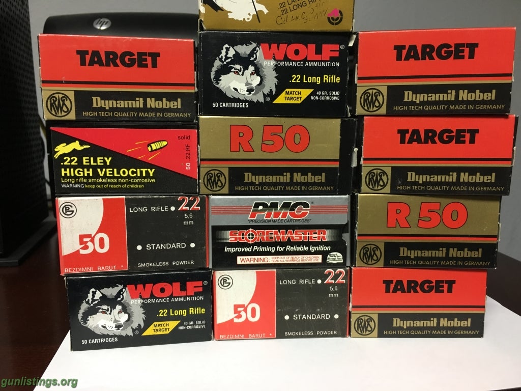 Ammo 22LR  MATCH GRADE Ammo