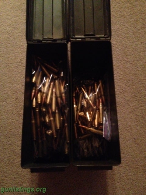 Ammo 250 Rounds Of  7.62 X 51 Ammo