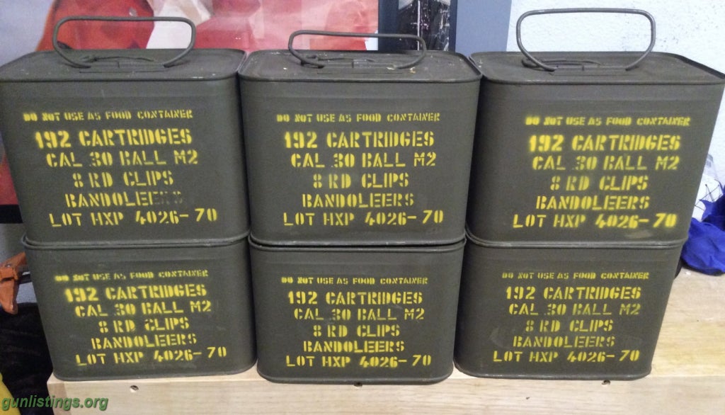 Ammo 30-06 Spam Cans