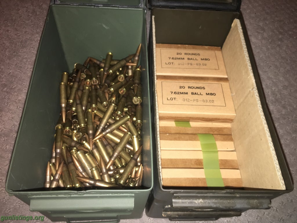 Ammo 308/7.62 NATO Brass Ammo