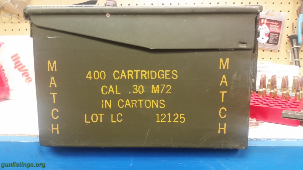 Ammo 30 Cal M72 Match Ammo