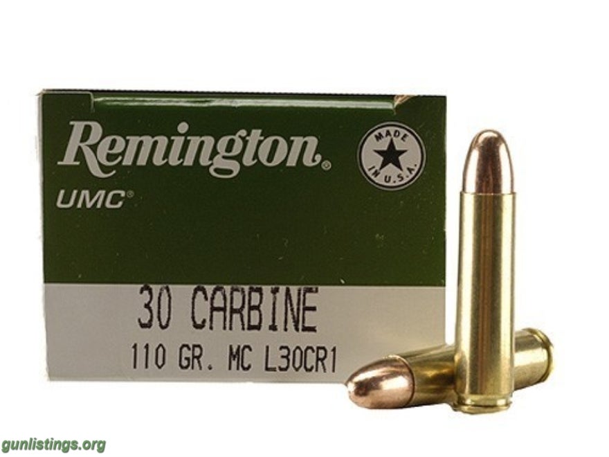 Ammo 30 Carbine Ammo 1,000 Rds