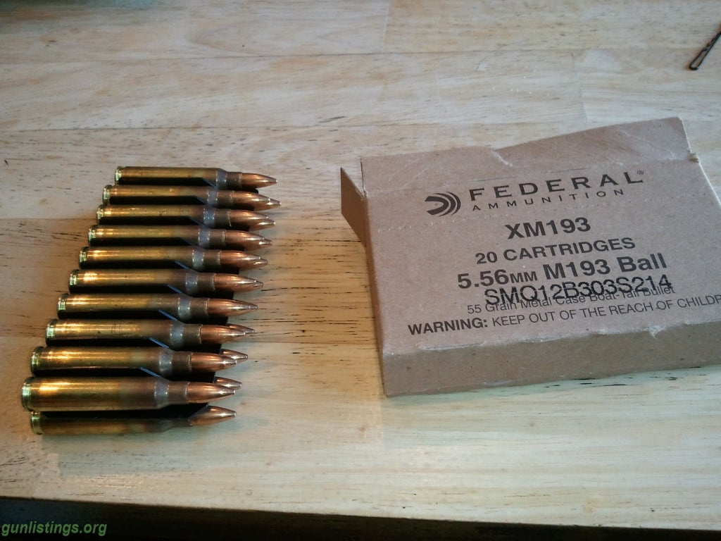 Ammo 320 Rounds Of Federal 5.56 Ammo