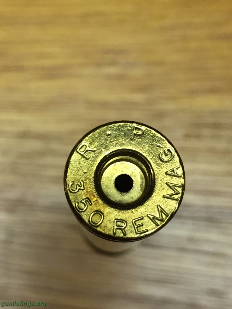 Ammo 350 REM.MAG. BRASS