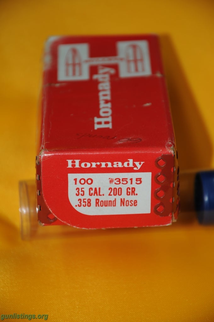 Ammo 35cal Hornady 200gr Bullets