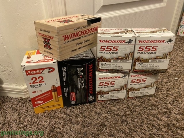 Ammo 4000+ Rounds Of 22 Ammo