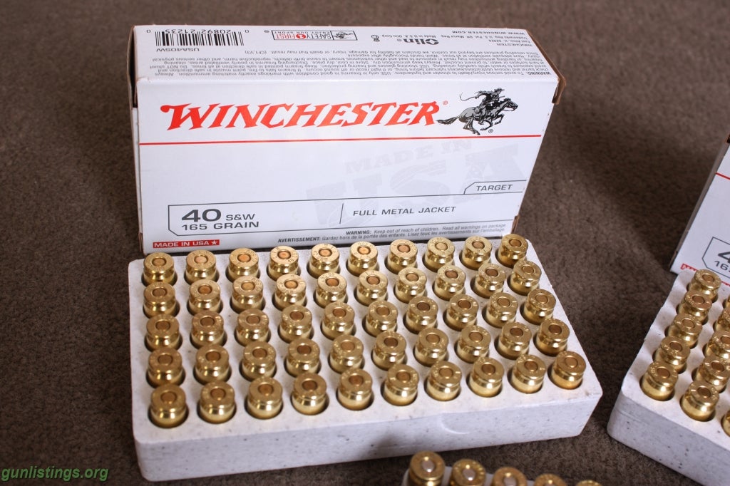 Ammo WINCHESTER 40 S&W AMMO