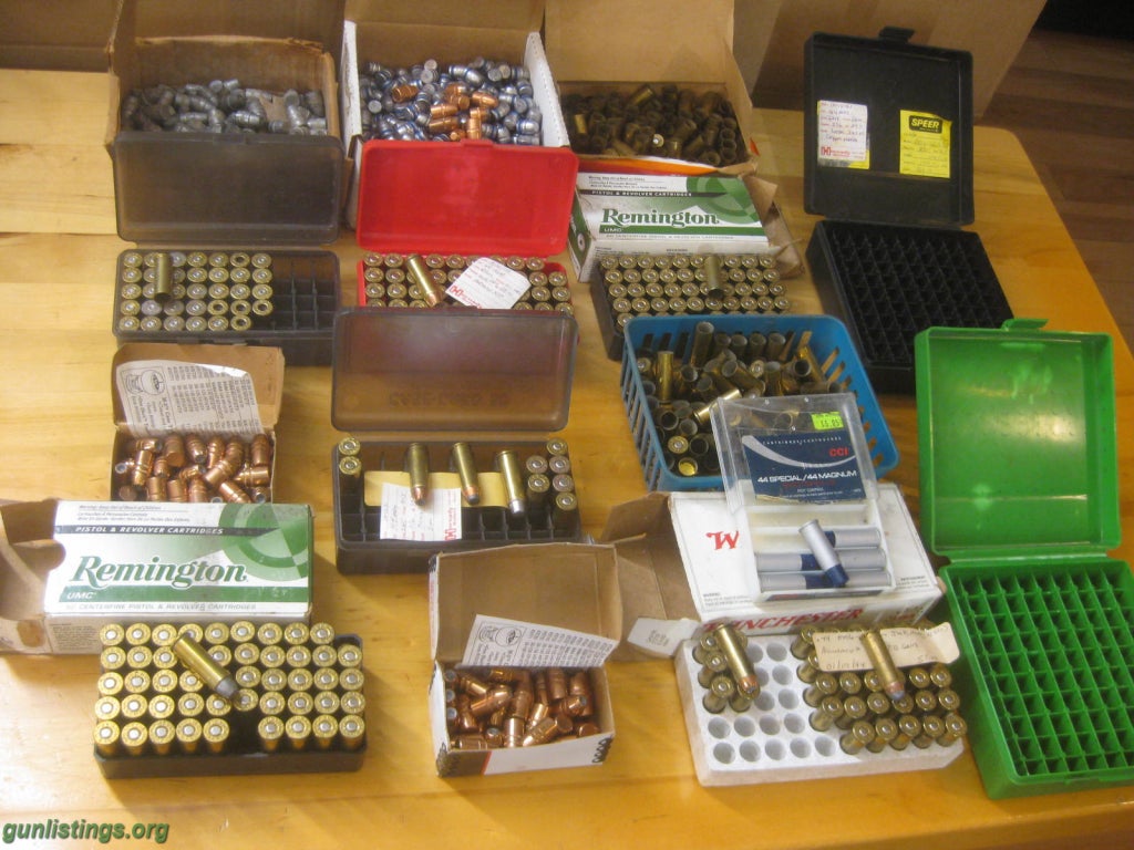 Ammo 44 Magnum Ammo & Reloading Brass & Bullets Projectiles