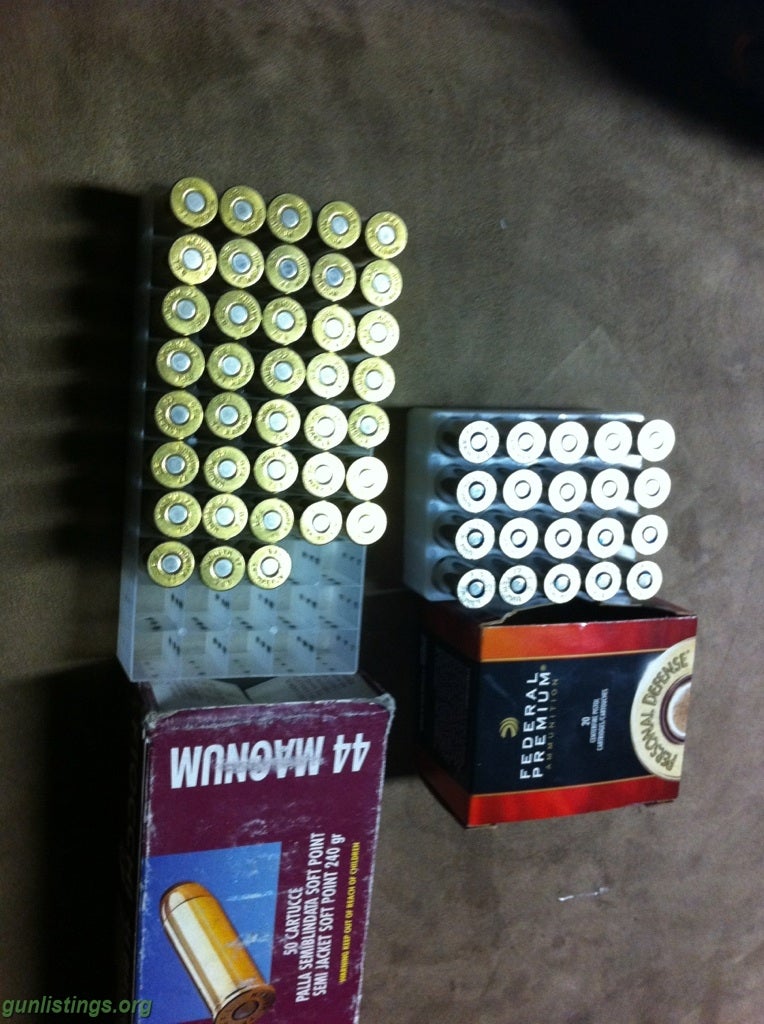 Ammo 44 Magnum Ammo Hydra Shok Plus More