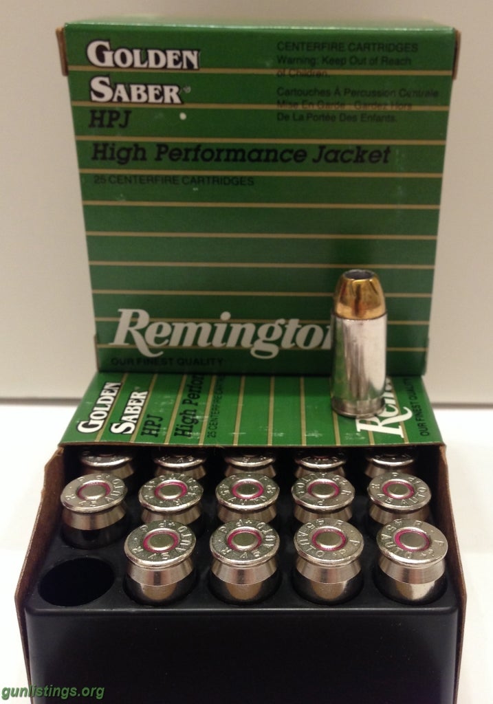 Ammo Remington Golden Saber 45 ACP +P JHP