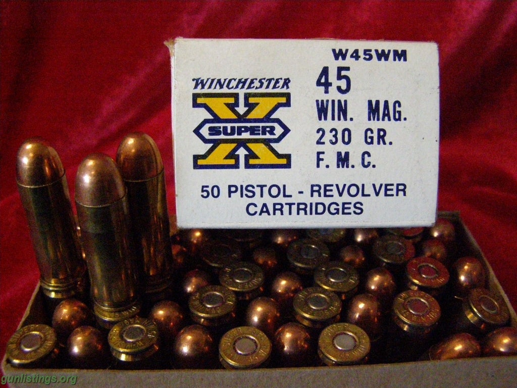 Ammo 45 Win Mag Ammo