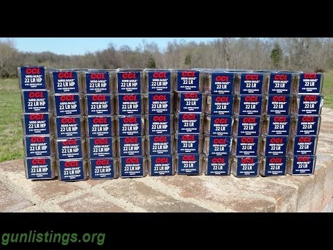 Ammo 5000 ROUNDS CCI MINI MAGS,BEST/CLEANEST .22LR AMMO