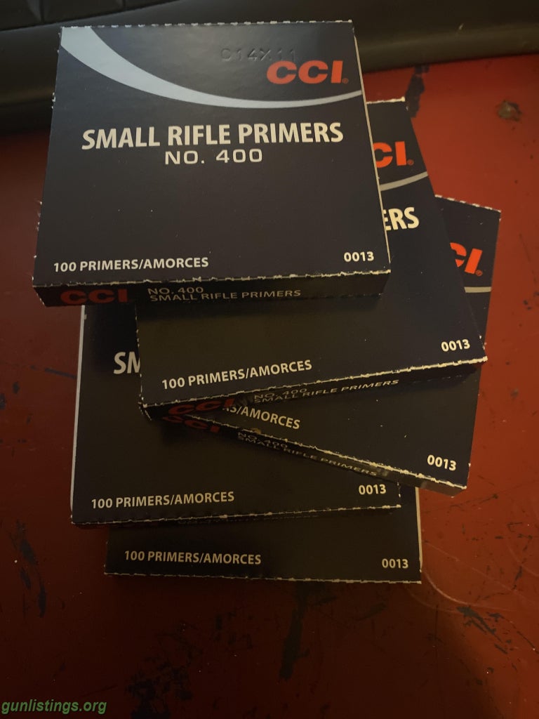 Ammo 500 Small Rifle Primers CCI 400