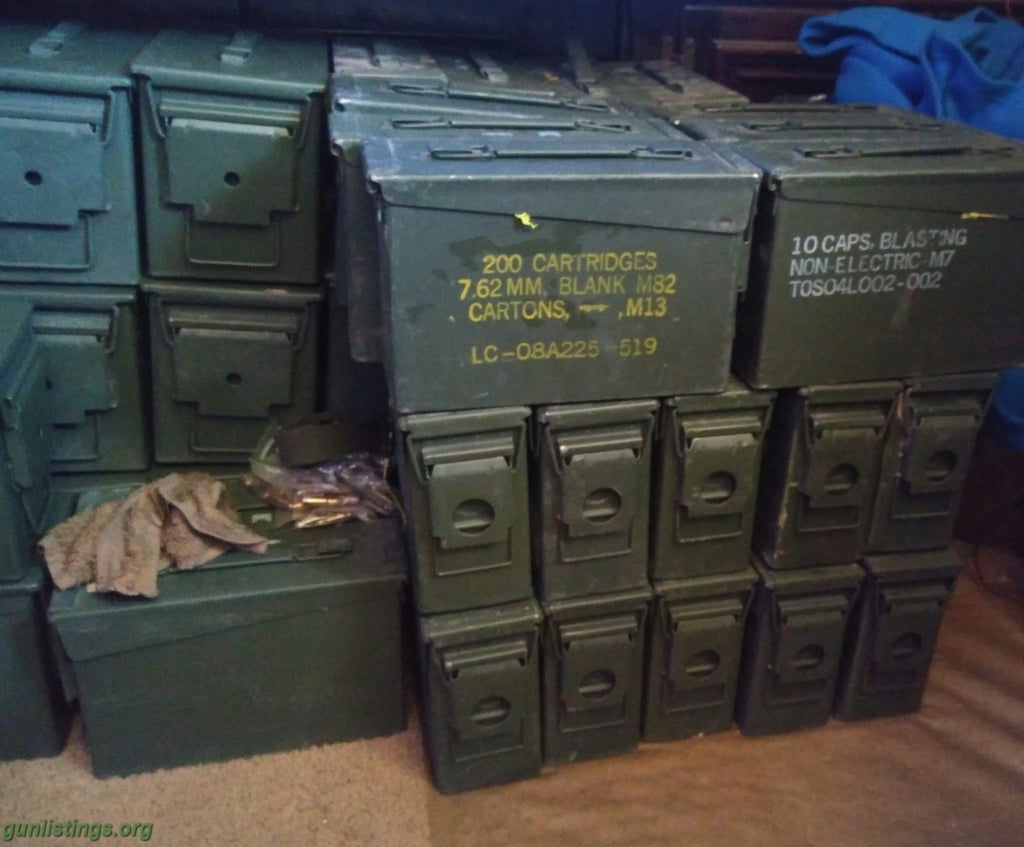 Ammo 50 Cal. & 30 Cal.ammo Cans