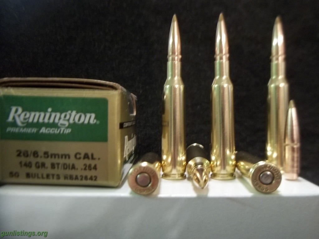 Ammo 6.5X55 Swedish Mauser Ammo.