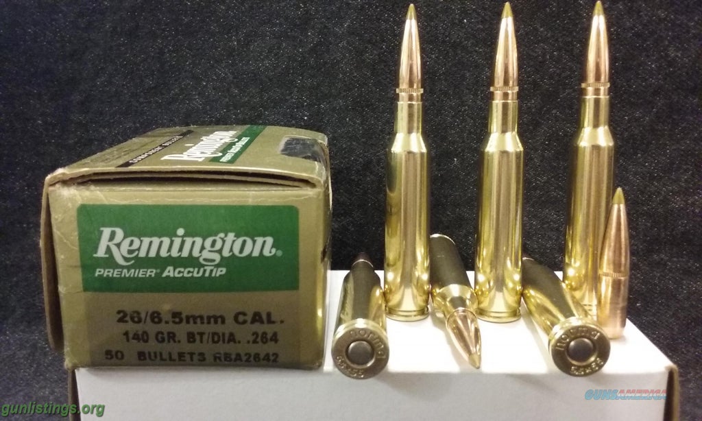 Ammo 6.5X55 Swedish Mauser Ammo.