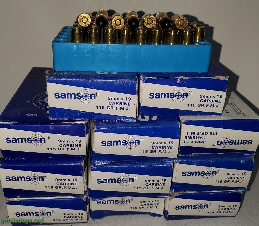 Ammo 600 Rounds +P 9mm UZI AMMO