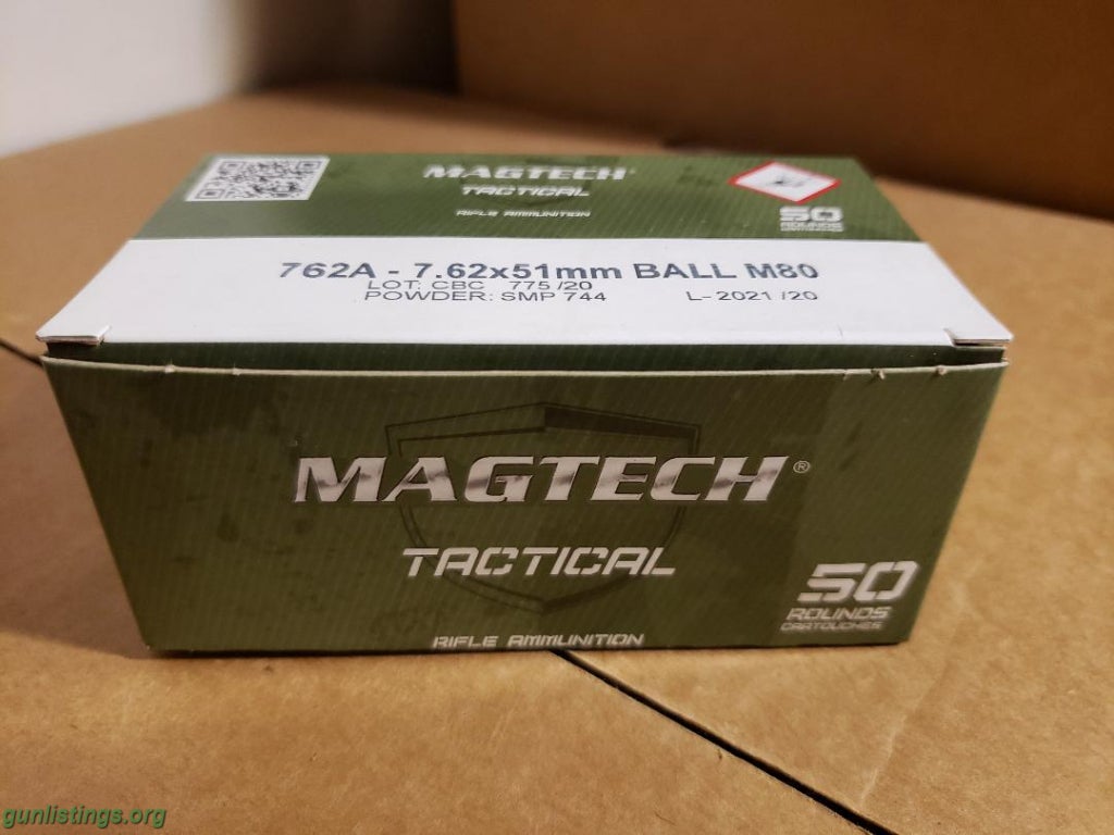 Ammo 7.62x51 140 Rds. M80 Ball