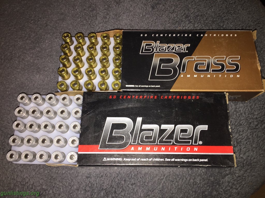 Ammo 9mm Blazer Ammo 100 Rounds