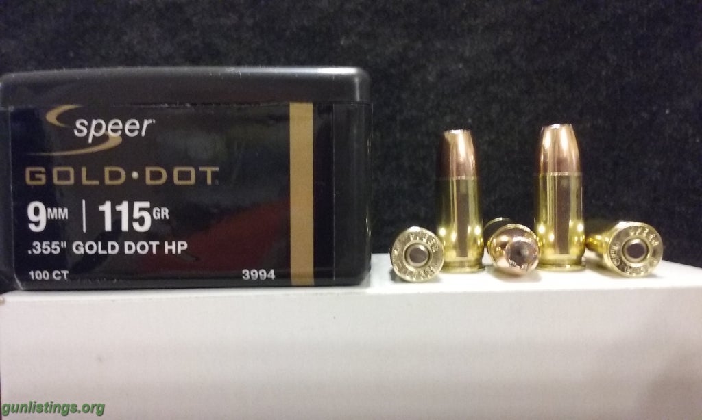 Ammo 9mm Luger Ammo. (9X19 Parabellum)