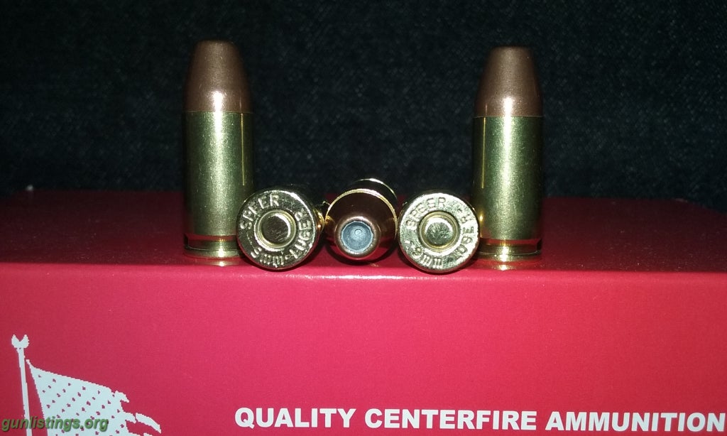 Ammo 9mm Luger AMMO. (9X19 Parabellum)