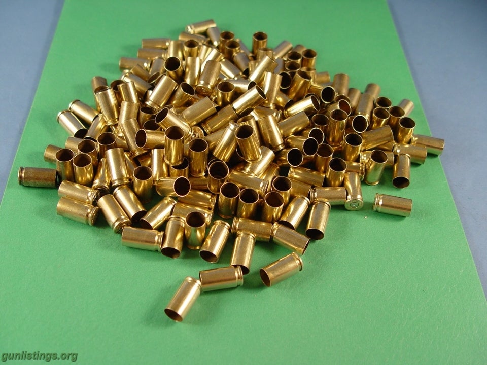 Ammo 9mm Once Fired Brass, Cleaned And Ready To Reload