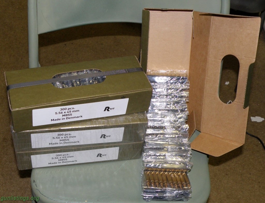 Ammo AMA DENEX (Denmark) NATO 5.56x45 (.223) M855 Four 300rd