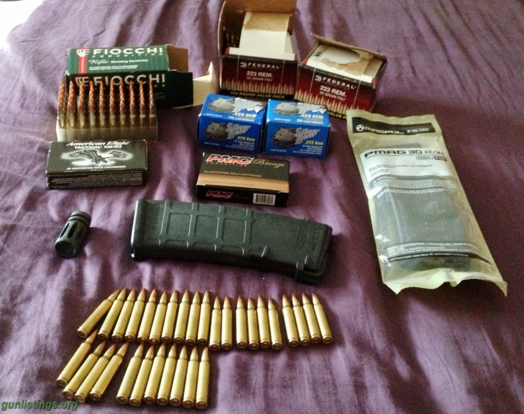 Ammo AR-15 .223 Ammo, P-Mag, Package. Hard To Find.