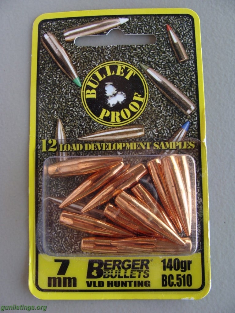 Ammo Berger 7mm VLD Hunting Bullets