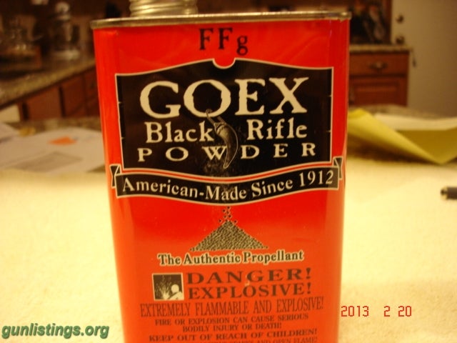 Ammo Black Powder Goex