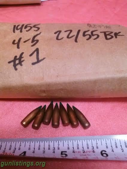 Ammo Bullets For Reloading For .22 And .243