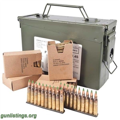 Ammo Federal XM855 62gr 5.56