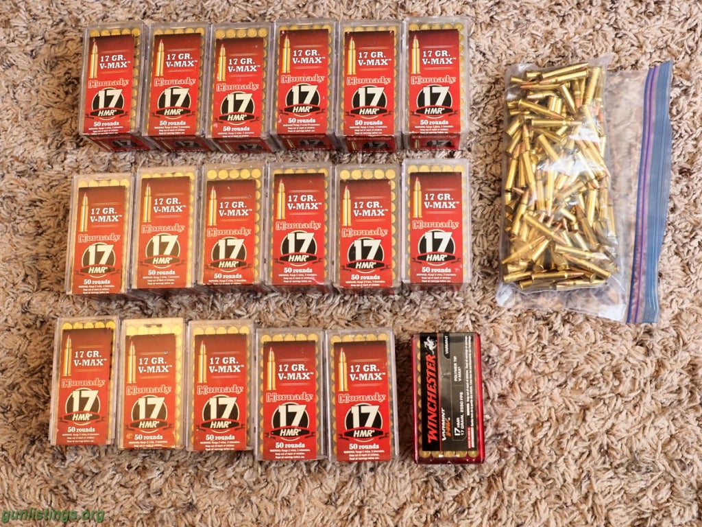 Ammo Hornady 17 HMR 17 Gr. V-MAX 50/Box