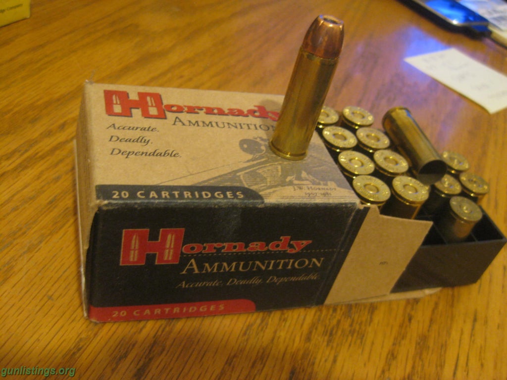 Ammo Hornady 454 Casull 240 Grain Ammo Bullets