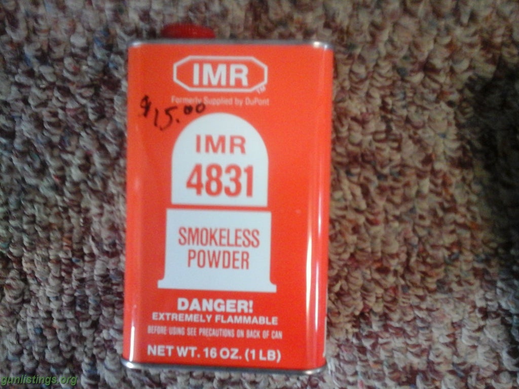 Ammo IMR 4831 Gun Powder