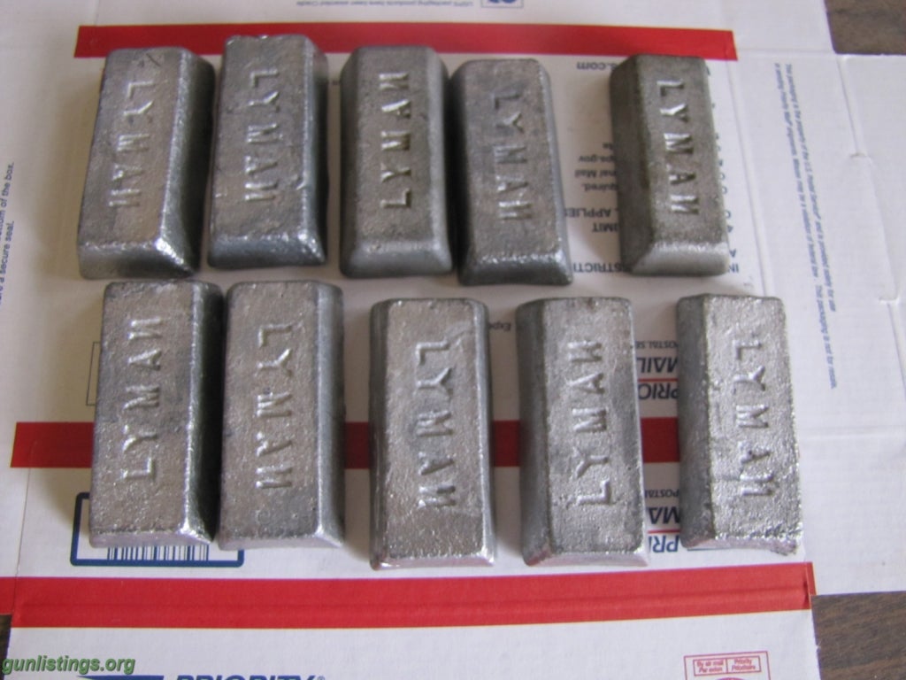 Ammo LEAD - 10 Pounds Of Lead Ingots