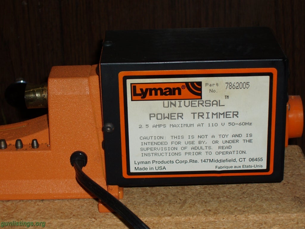 Ammo Lyman Universal Power Case Trimmer