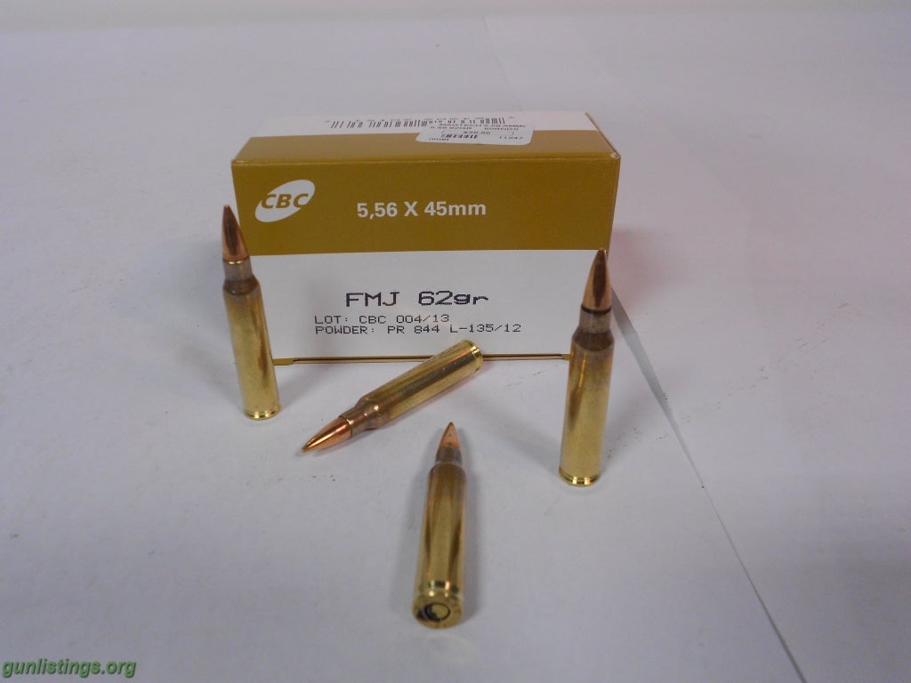 Ammo Magtech 5.56 NATO, 62GR FMJ (1000 Rnd Case)