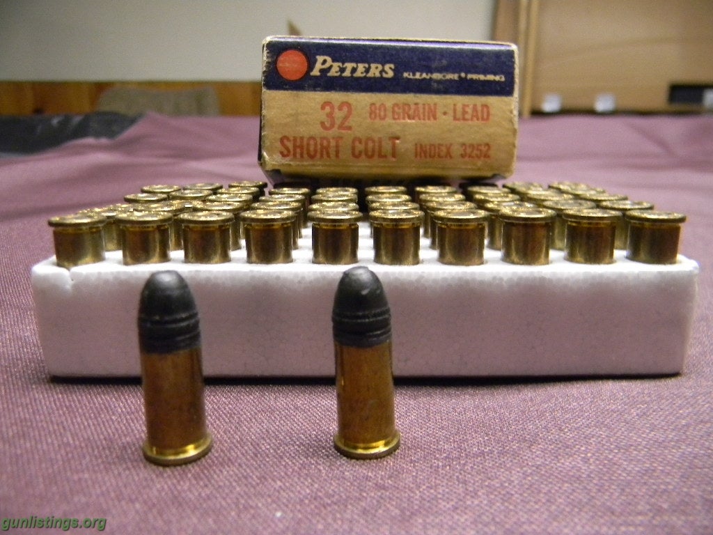 Ammo Peters 32 Short Colt