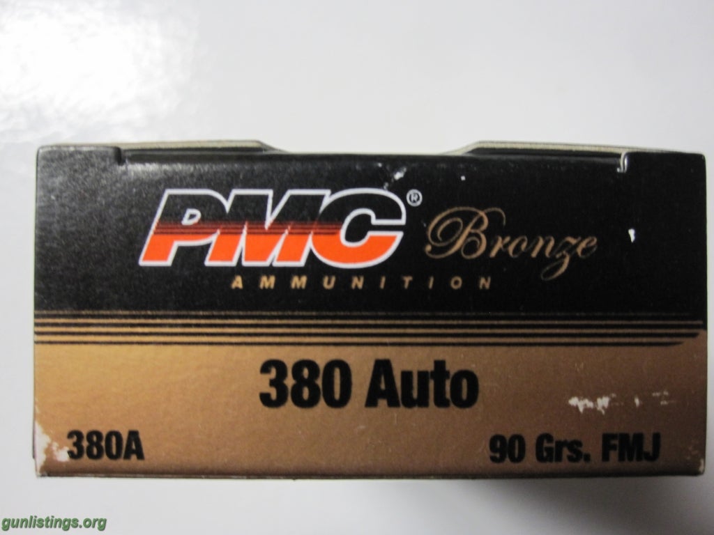 Ammo PMC .380 Acp