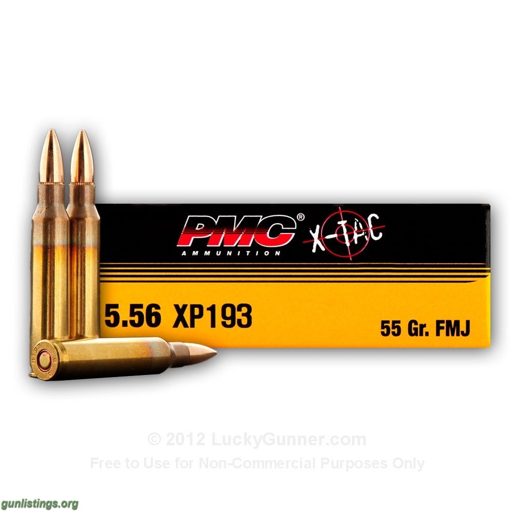 Ammo PMC 5.56x45 - 55 Gr FMJ M193 20RD BX