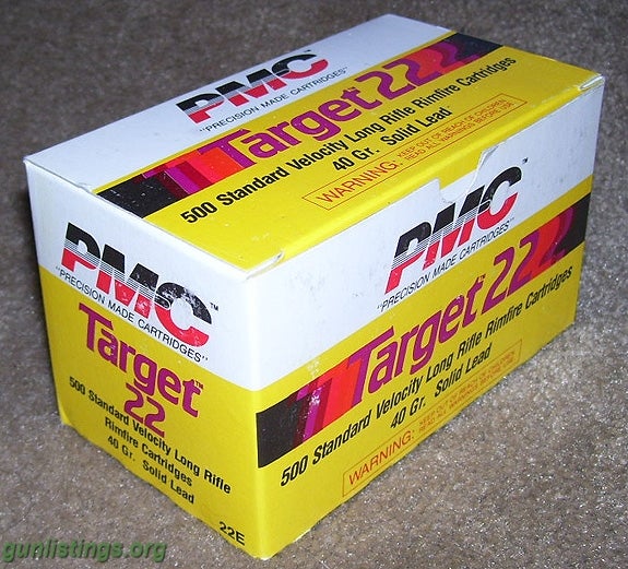 Ammo PMC TARGET .22 AMMO BRICK