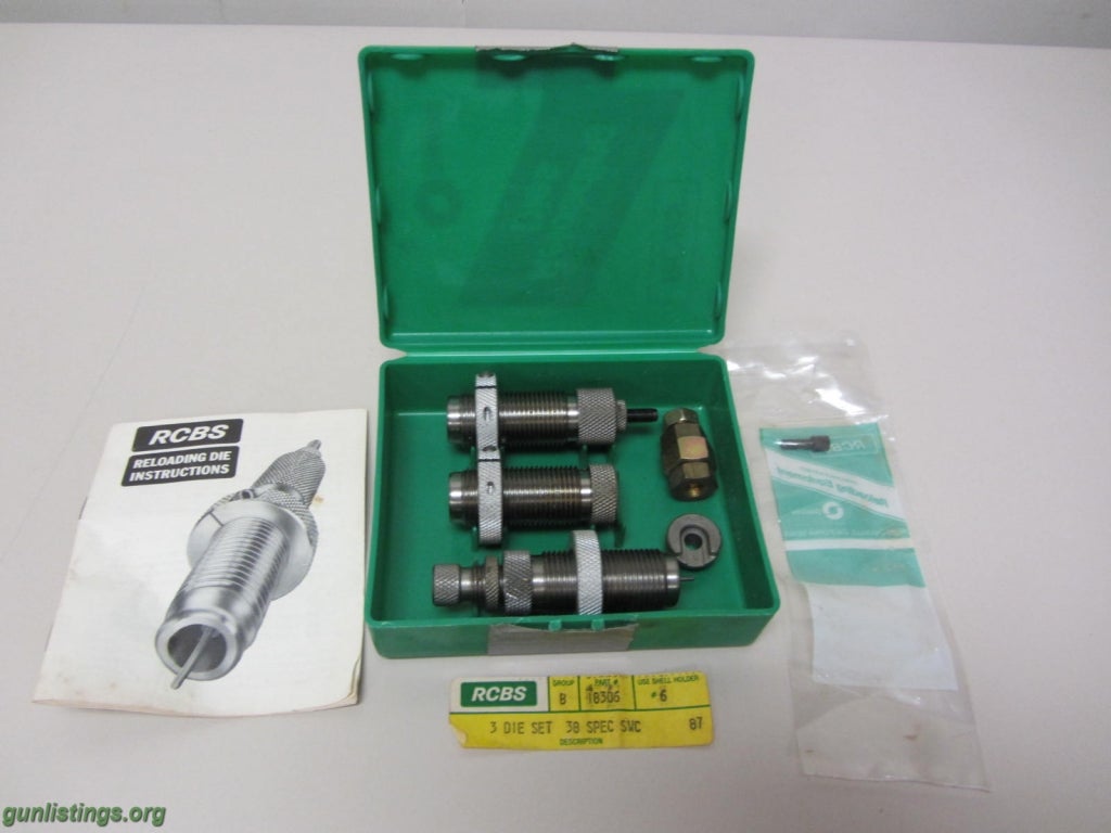 Gunlistings.org - Ammo RCBS .38 Special 3-die Set Reloading Dies