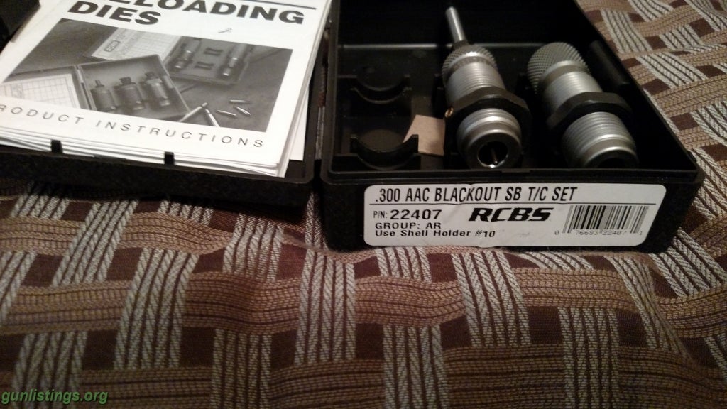 Ammo Rcbs & Lee 300 Blackout Dies. Sheridan Case Gauge